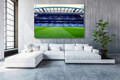 Chelsea Stamford Bridge Stadium UV Direct Aluminum Print Australian Made Quality