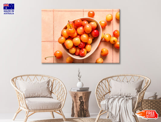 A Bowl of Cherry Tomatoes Print 100% Australian Made