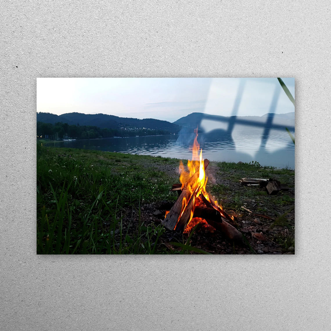 Summer Campfire Acrylic Glass Print Tempered Glass Wall Art 100% Made in Australia Ready to Hang