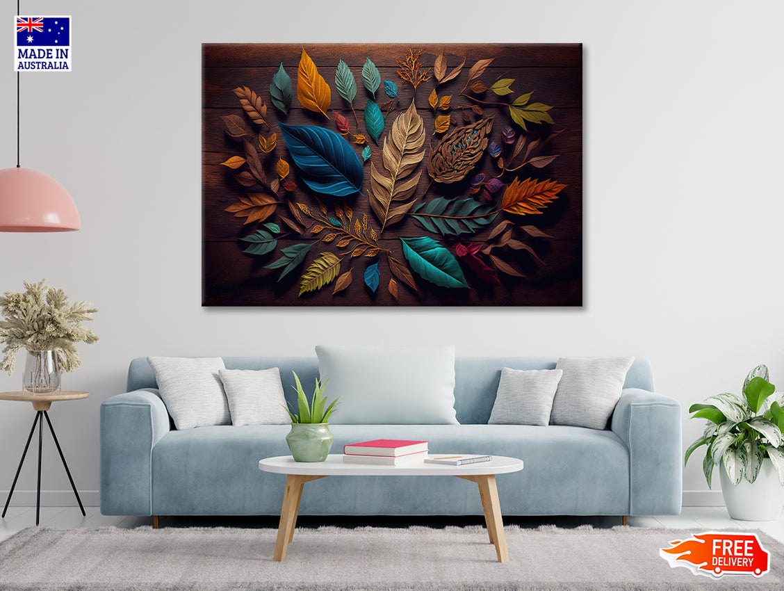 Leaves Art and Painting Print 100% Australian Made - Bella Home Decor