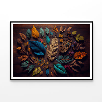 Leaves Art and Painting Home Decor Premium Quality Poster Print Choose Your Sizes