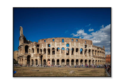 Views Of the Coliseum Rome, Italy Home Decor Premium Quality Poster Print Choose Your Sizes