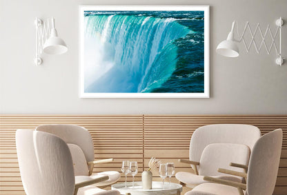 Canadian Or Horseshoe Waterfall from Canadian Side of Niagara Falls Home Decor Premium Quality Poster Print Choose Your Sizes