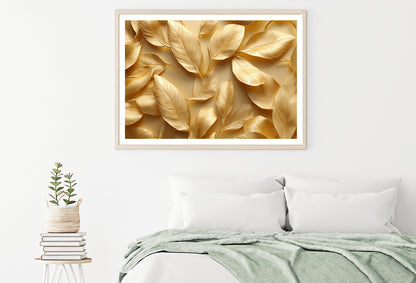 Collection of Golden Leaves Home Decor Premium Quality Poster Print Choose Your Sizes