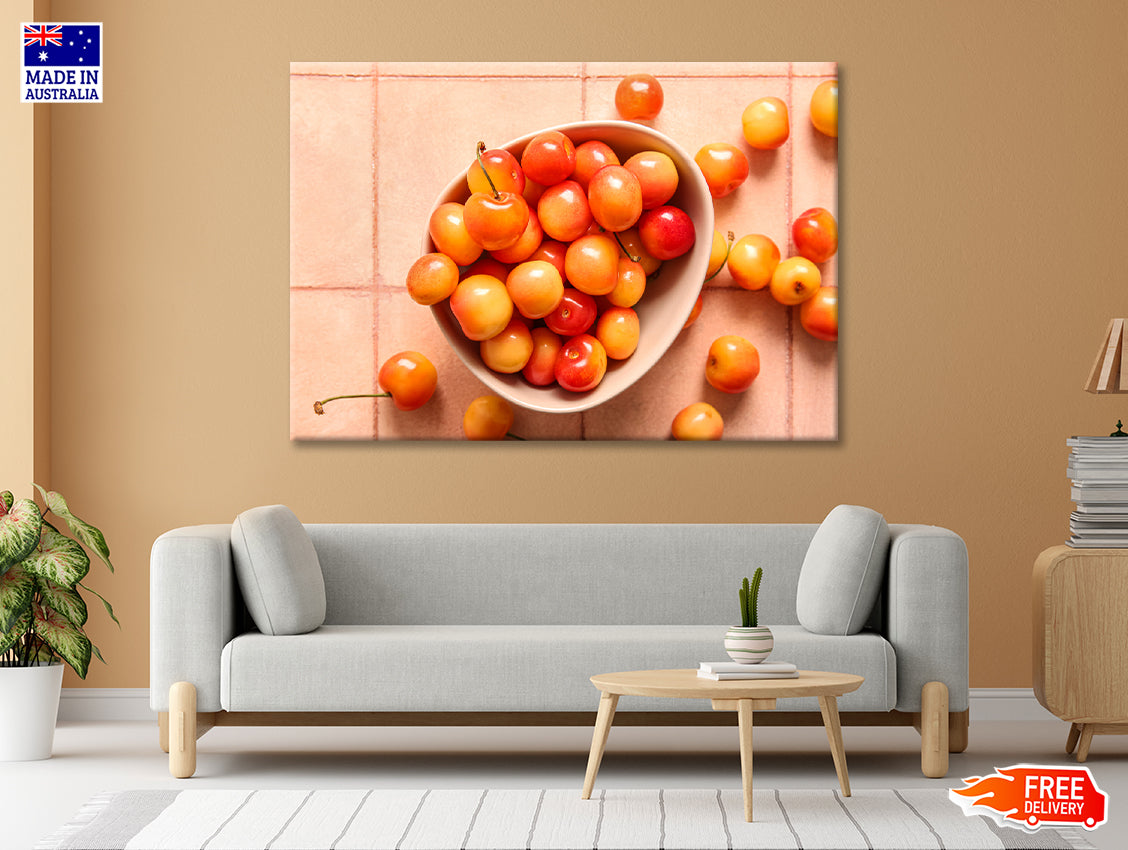 A Bowl of Cherry Tomatoes Print 100% Australian Made