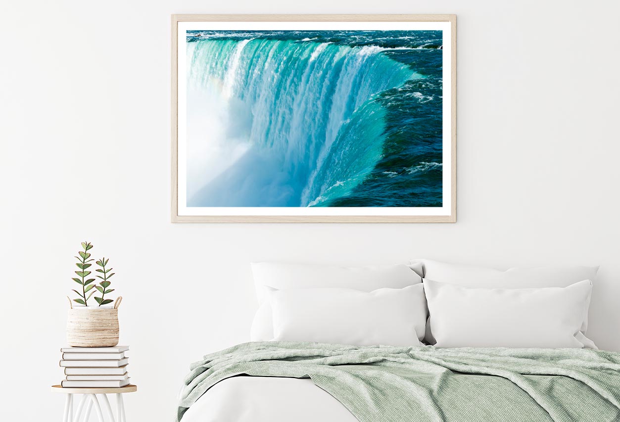 Canadian Or Horseshoe Waterfall from Canadian Side of Niagara Falls Home Decor Premium Quality Poster Print Choose Your Sizes