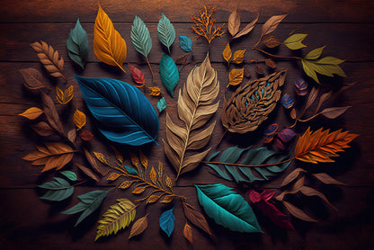 Leaves Art and Painting Print 100% Australian Made - Bella Home Decor