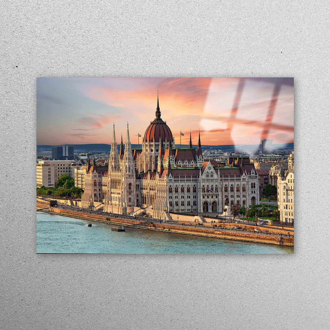 Hungarian Parliament Building Acrylic Glass Print Tempered Glass Wall Art 100% Made in Australia Ready to Hang