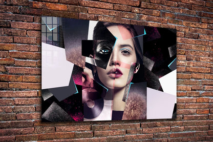 Abstract Woman Collage UV Direct Aluminum Print Australian Made Quality