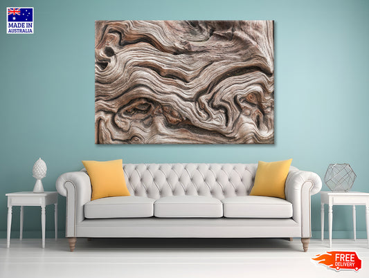 Textured Dead Natural Wood Art Print 100% Australian Made - Bella Home Decor