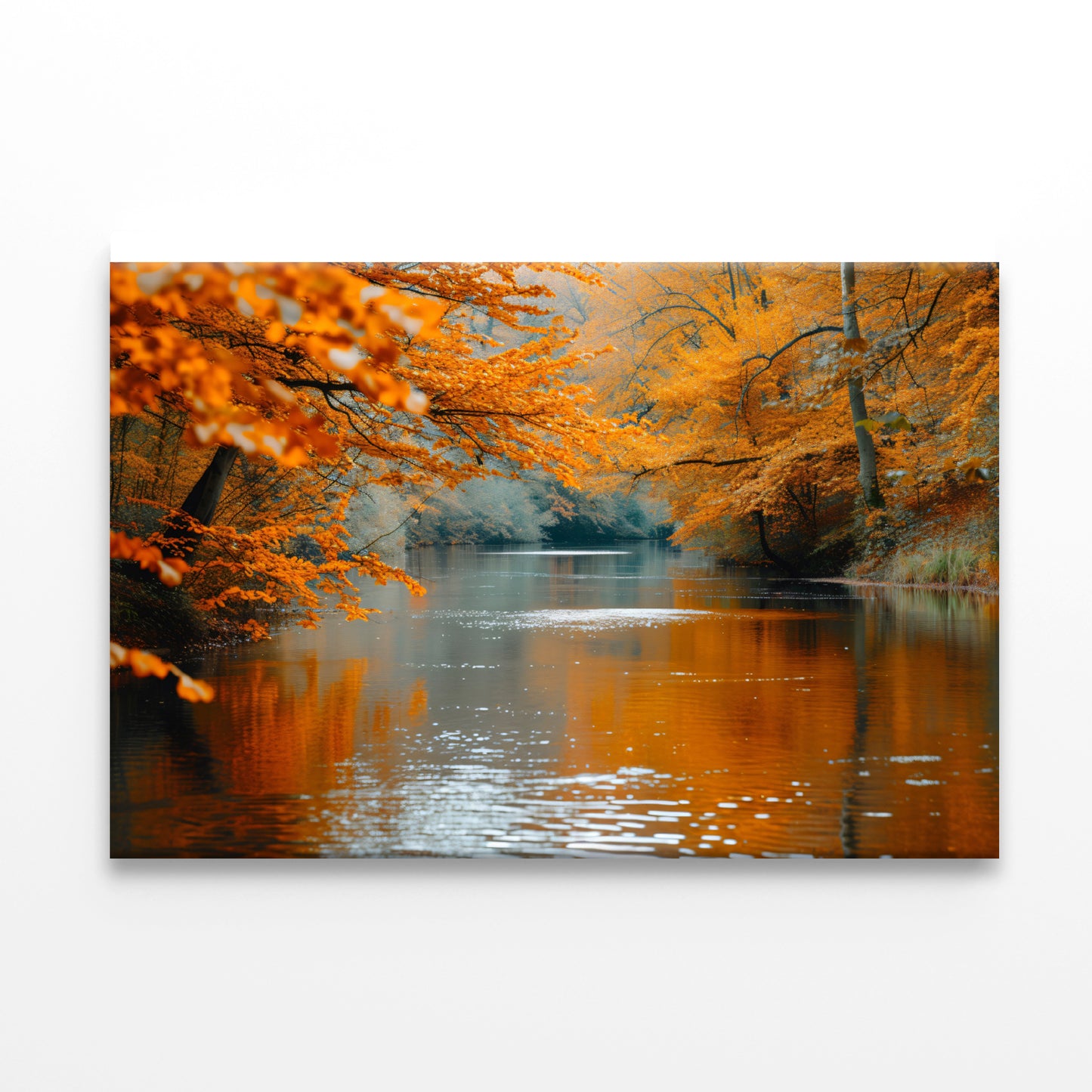 View of River Surrounded By Trees Print 100% Australian Made - Bella Home Decor