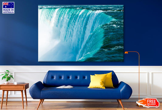 Canadian Or Horseshoe Waterfall from Canadian Side of Niagara Falls  Wall Art Decor 100% Australian Made - Bella Home Decor
