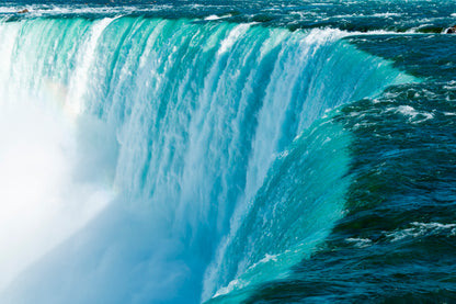 Canadian Or Horseshoe Waterfall from Canadian Side of Niagara Falls  Wall Art Decor 100% Australian Made - Bella Home Decor