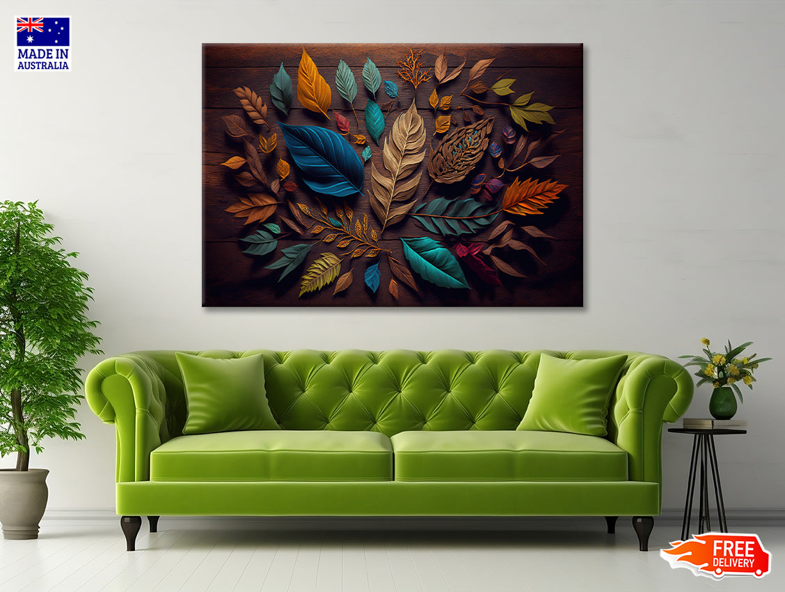 Leaves Art and Painting Print 100% Australian Made - Bella Home Decor