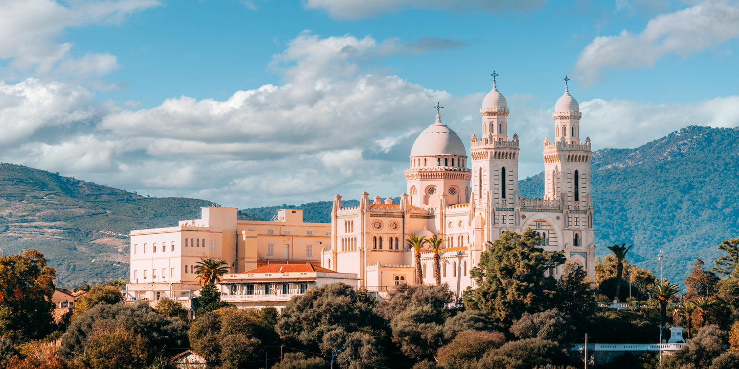 St Augustine Basilica Annaba Wall Art Canvas Office Home Room Framed 120x60cm - Bella Home Decor