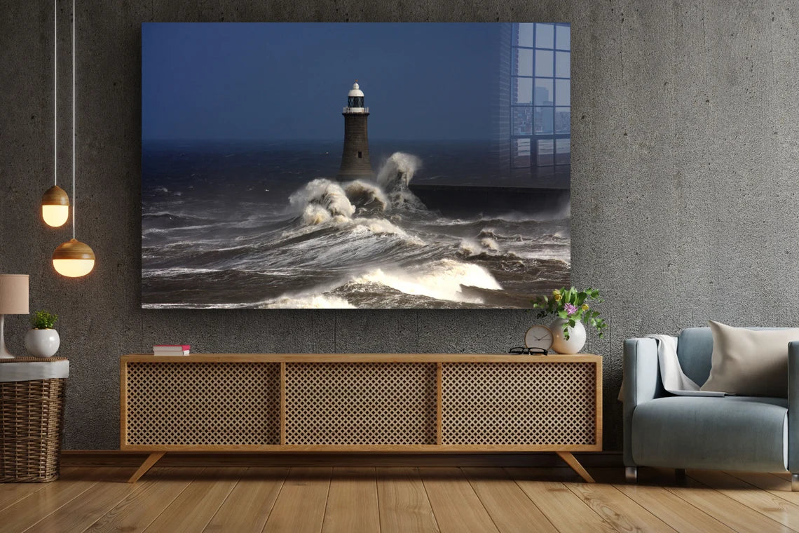 The Lighthouse Beach UV Direct Aluminum Print Australian Made Quality