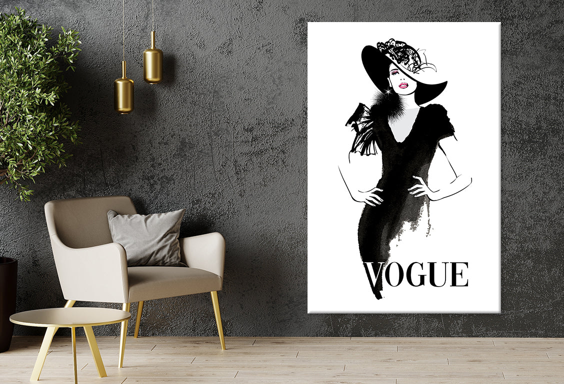 Vogue Girl Drawing Print 100% Australian Made