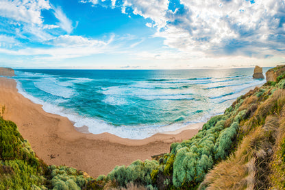 Panorama The Great Ocean Road, Victoria, Australia Home Decor Premium Quality Poster Print Choose Your Sizes