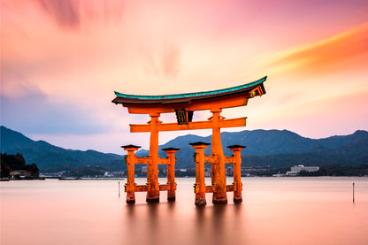 Itsukushima Torii Gate Japan View Wall Art Decor 100% Australian Made