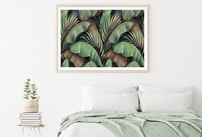 Banana Leaves Abstract Design Home Decor Premium Quality Poster Print Choose Your Sizes