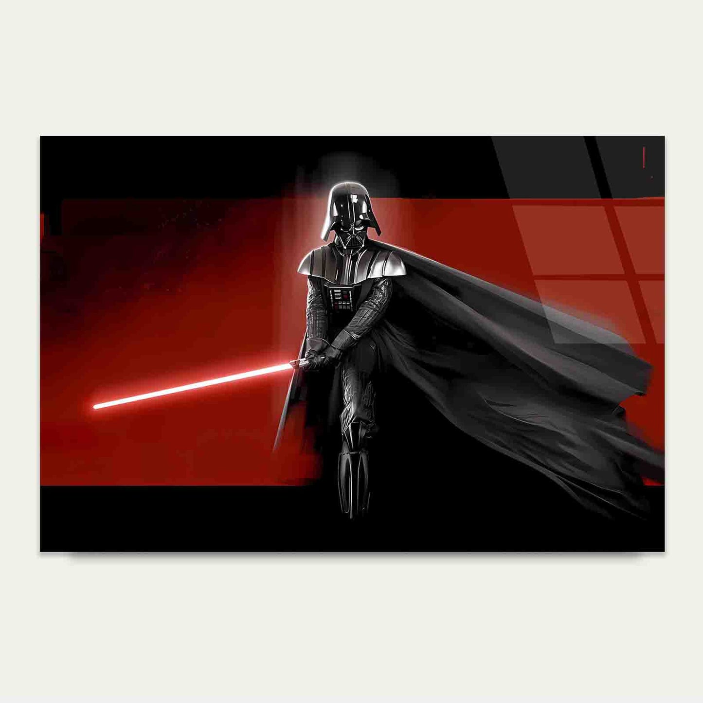 Sci-Fi Dark Villain Tempered Glass Printing Wall Art Australian Made Quality