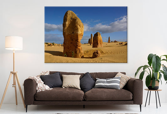 The Pinnacles Desert Western Australia Stone Formations Wall Art Decor 100% Australian Made