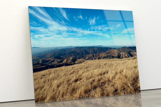 Oat Mountain View Chatsworth California Acrylic Glass Print Tempered Glass Wall Art 100% Made in Australia Ready to Hang