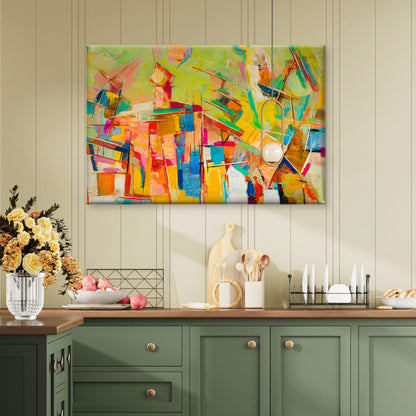 Modern Colorful Cityscape Wall Art Decor 100% Australian Made - Bella Home Decor