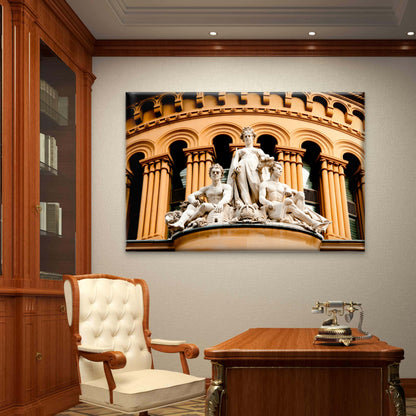 Queen Victoria Building Statues Sydney Australia Wall Art Decor 100% Australian Made