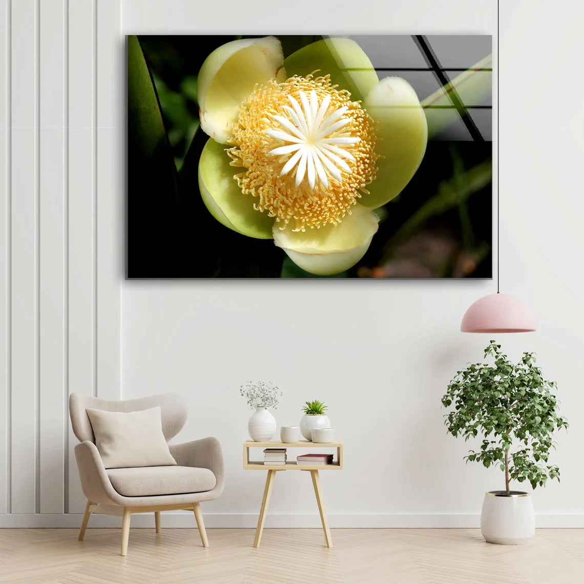 Yellow Flower Closeup UV Direct Aluminum Print Australian Made Quality