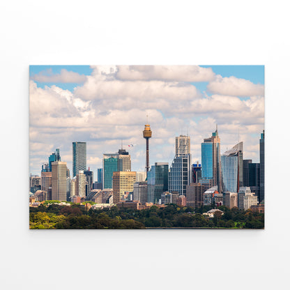 Sydney Tower New South Wales Skyline Panorama Wall Art Decor 100% Australian Made