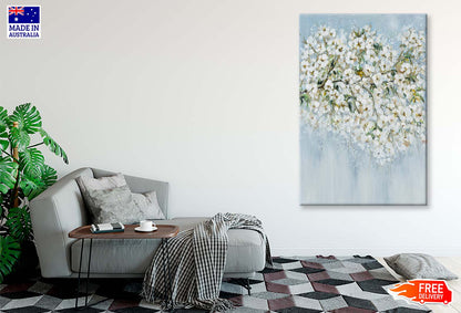 A Small White Flower, Sea of Flowers Wall Art Limited Edition High Quality Print