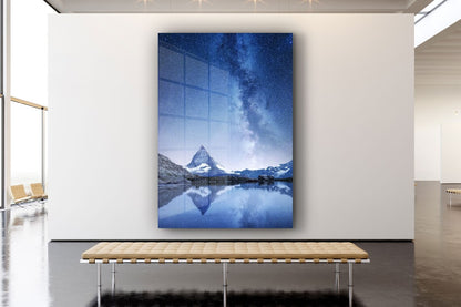 Milky Way Matterhorn UV Direct Aluminum Print Australian Made Quality