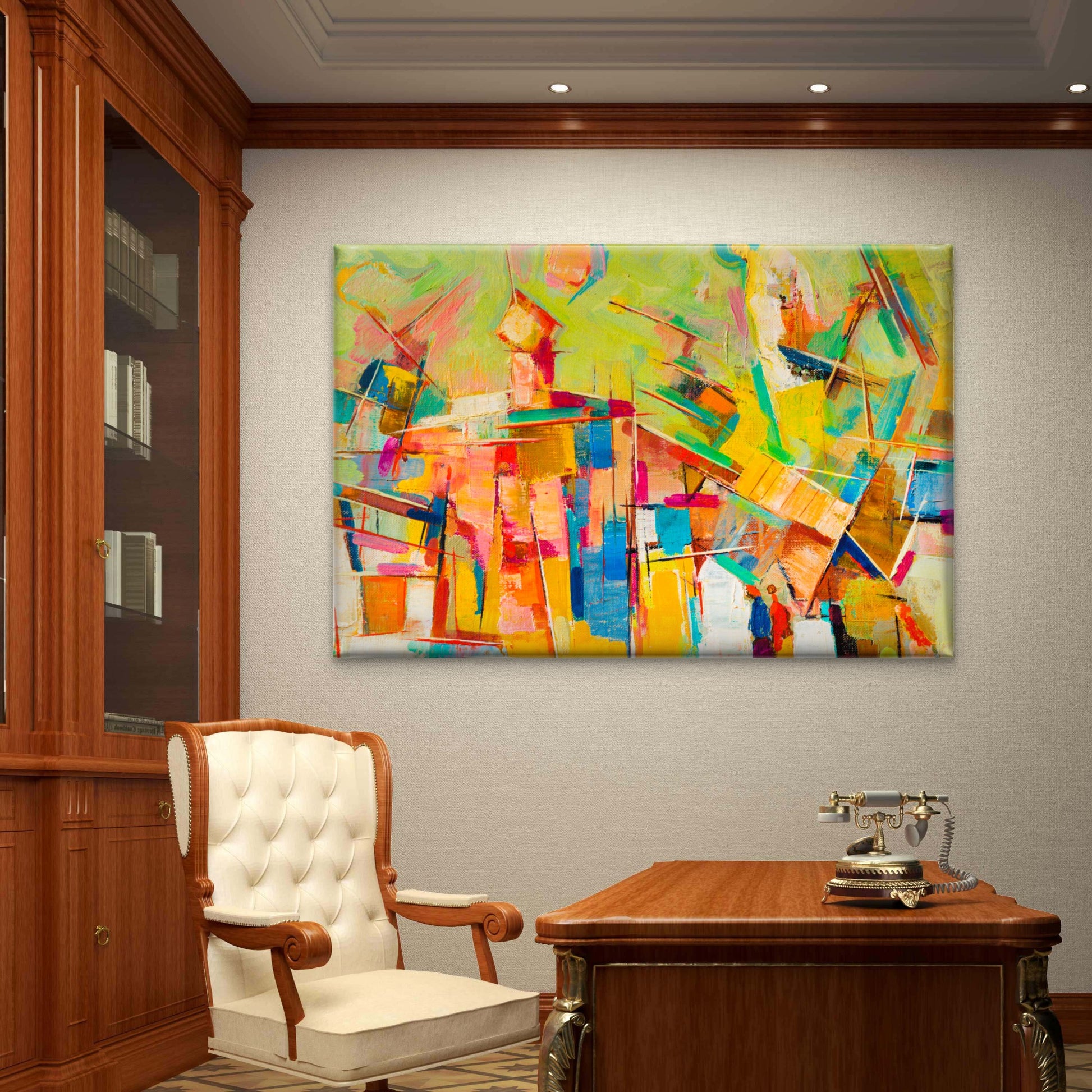Modern Colorful Cityscape Wall Art Decor 100% Australian Made - Bella Home Decor