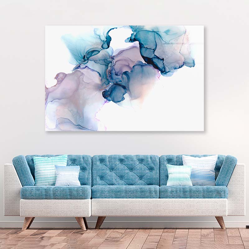 Abstract Alcohol Ink Acrylic Glass Print Tempered Glass Wall Art 100% Made in Australia Ready to Hang