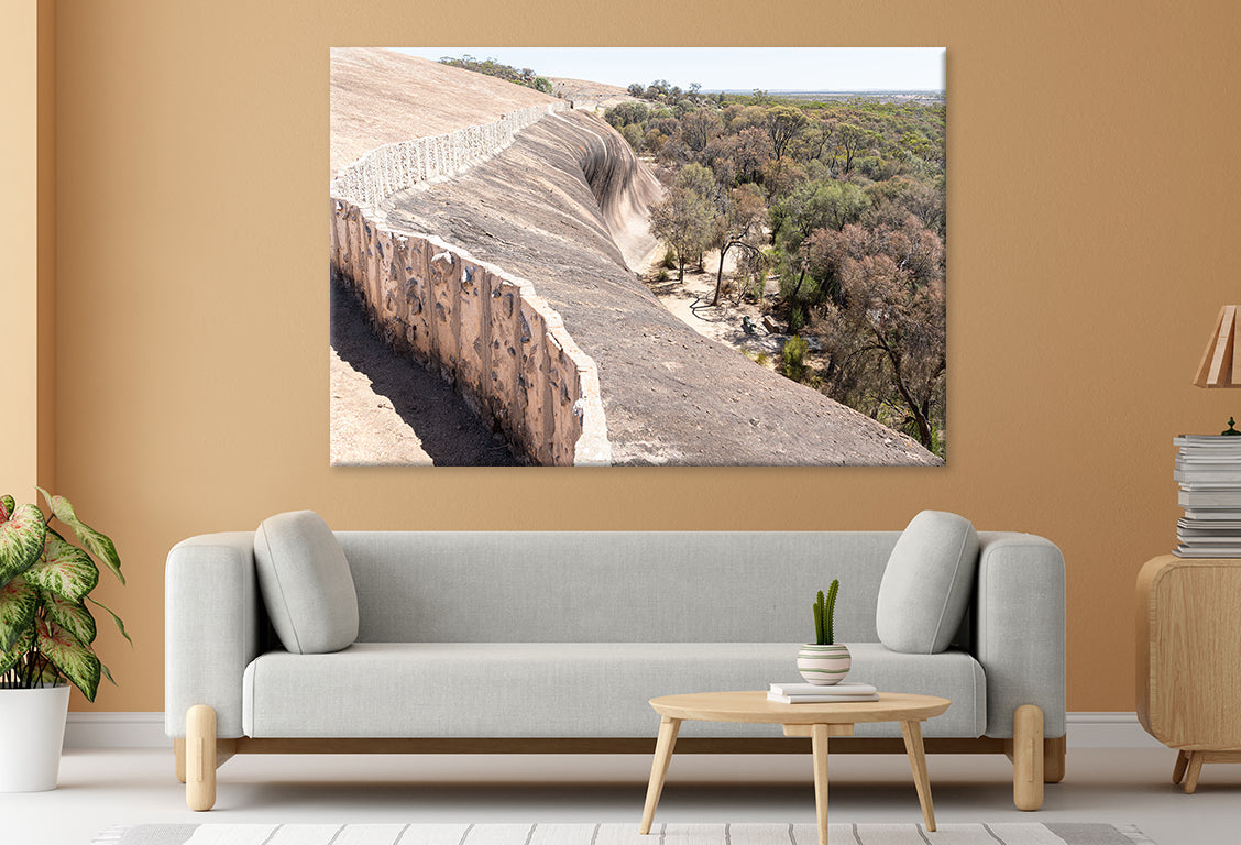Wave Rock Western Australia Hayden Rock Walk Wall Art Decor 100% Australian Made