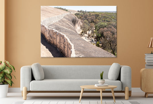 Wave Rock Western Australia Hayden Rock Walk Wall Art Decor 100% Australian Made