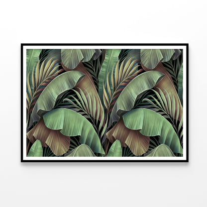 Banana Leaves Abstract Design Home Decor Premium Quality Poster Print Choose Your Sizes