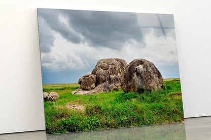 National Park Scenery with Rocks Africa Acrylic Glass Print Tempered Glass Wall Art 100% Made in Australia Ready to Hang