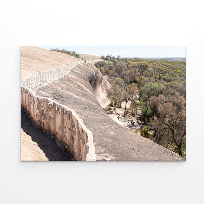 Wave Rock Western Australia Hayden Rock Walk Wall Art Decor 100% Australian Made