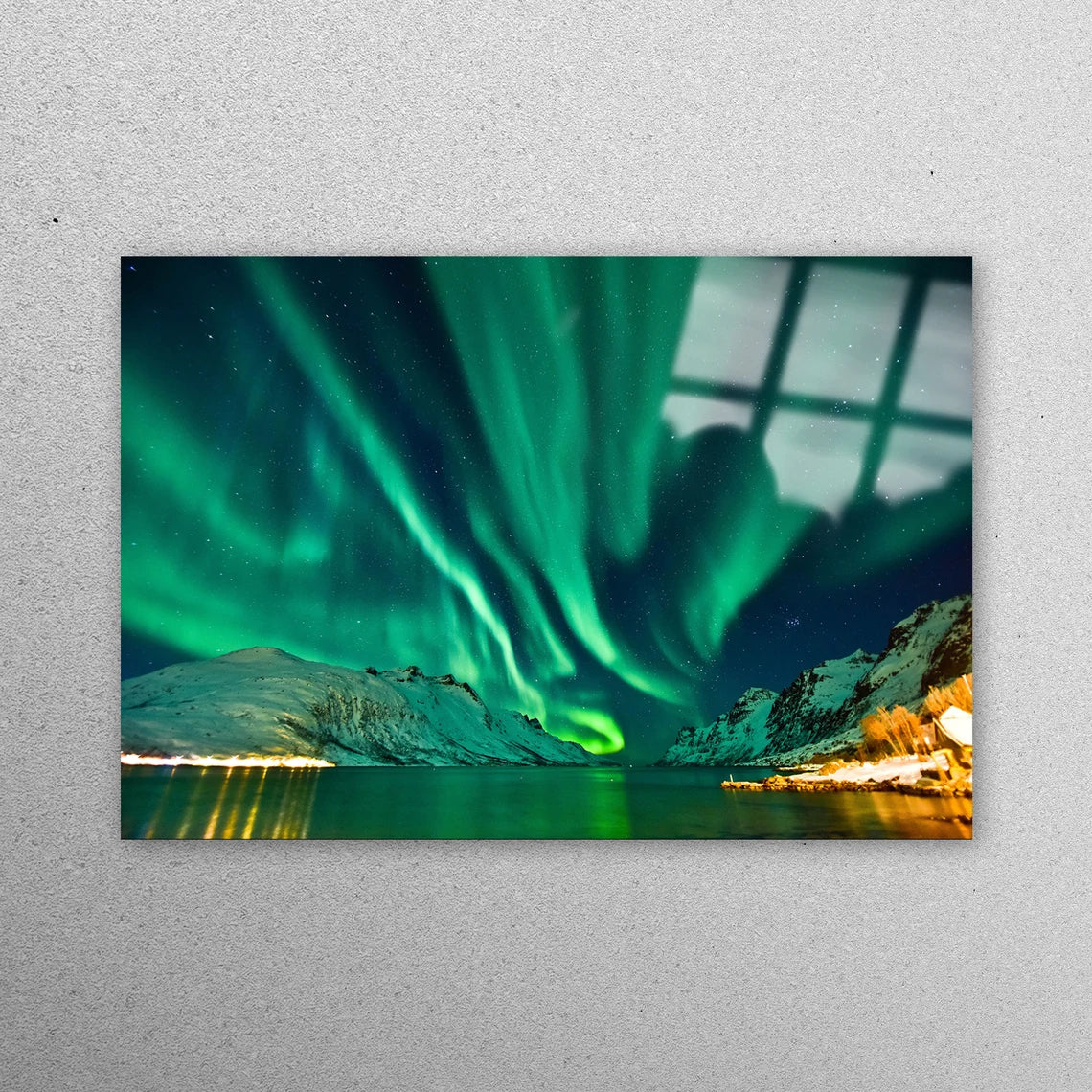 Aurora Northern Lights Acrylic Glass Print Tempered Glass Wall Art 100% Made in Australia Ready to Hang