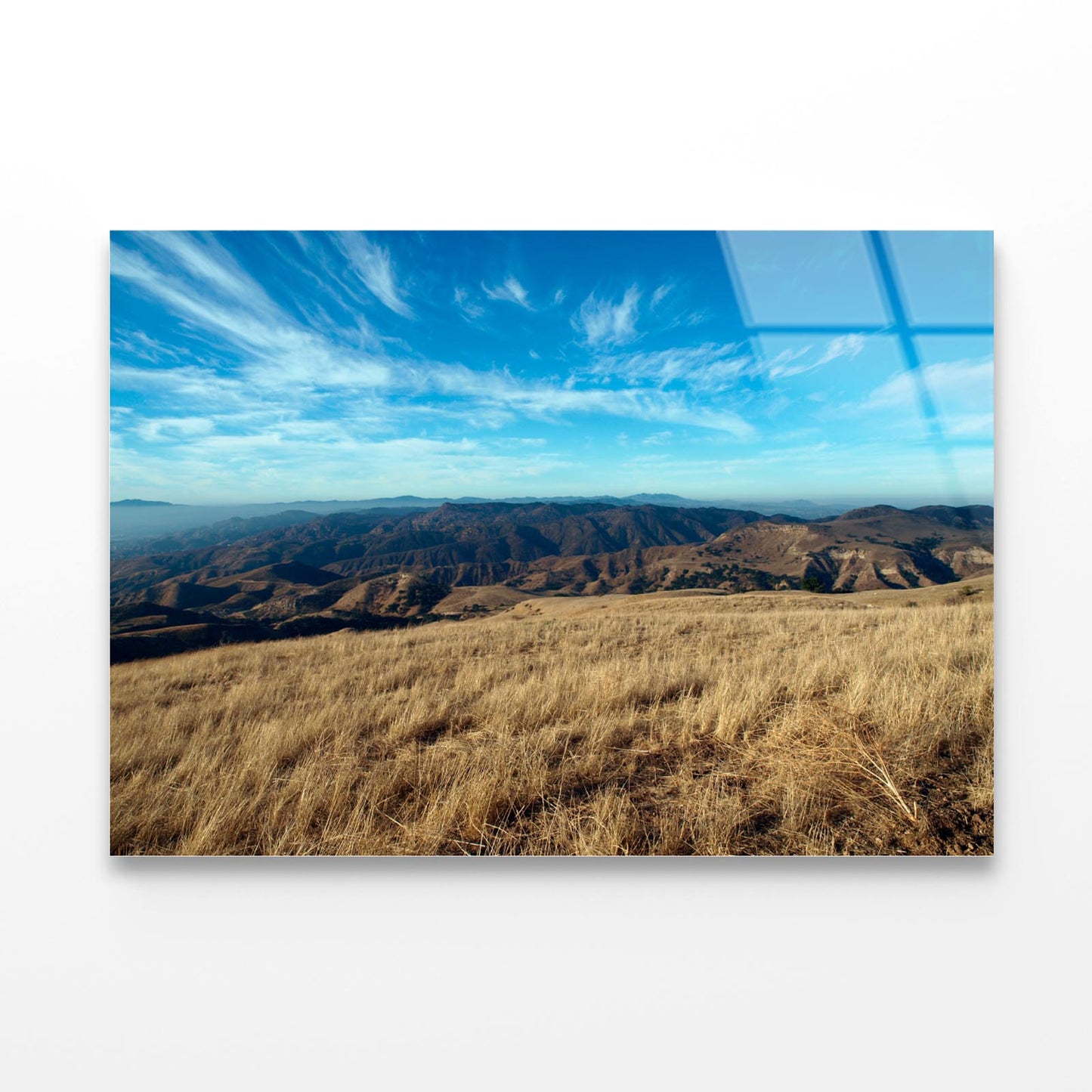 Oat Mountain View Chatsworth California Acrylic Glass Print Tempered Glass Wall Art 100% Made in Australia Ready to Hang