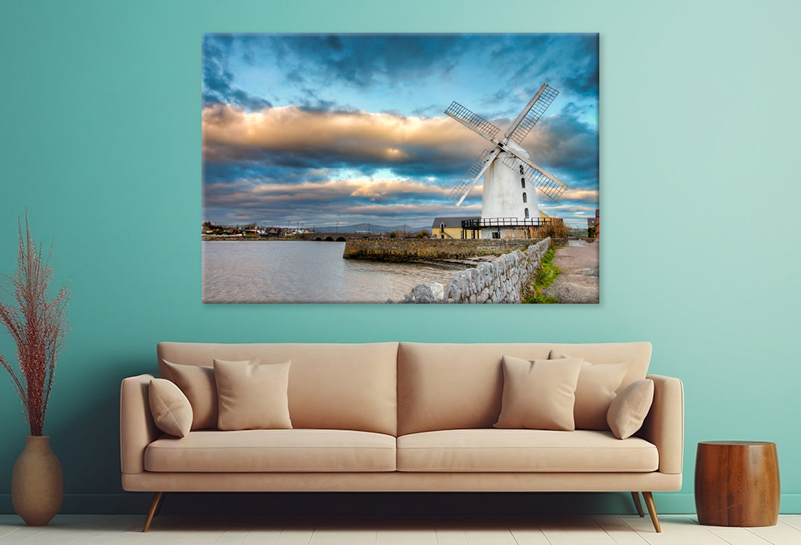 Blenerville Windmill, Tralee town Wall Art Decor 100% Australian Made - Bella Home Decor