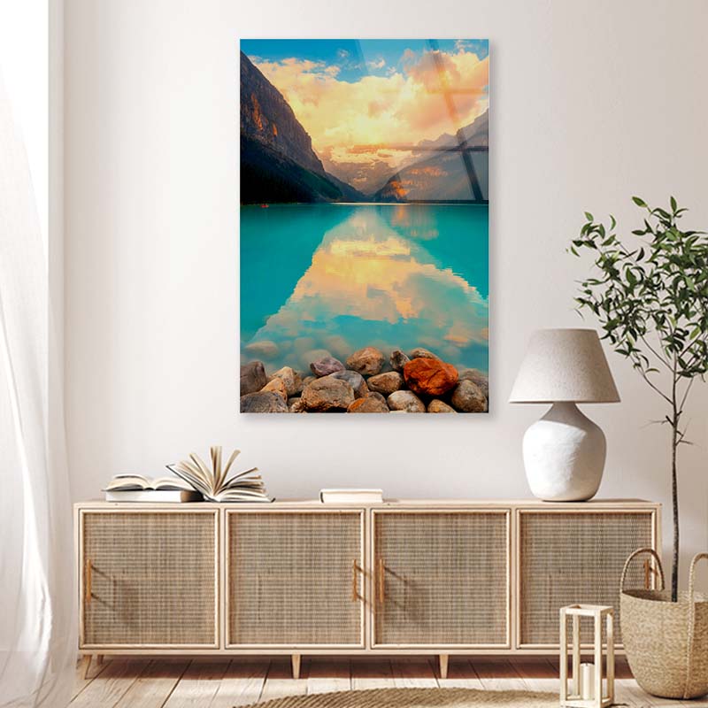 Banff National Park Acrylic Glass Print Tempered Glass Wall Art 100% Made in Australia Ready to Hang