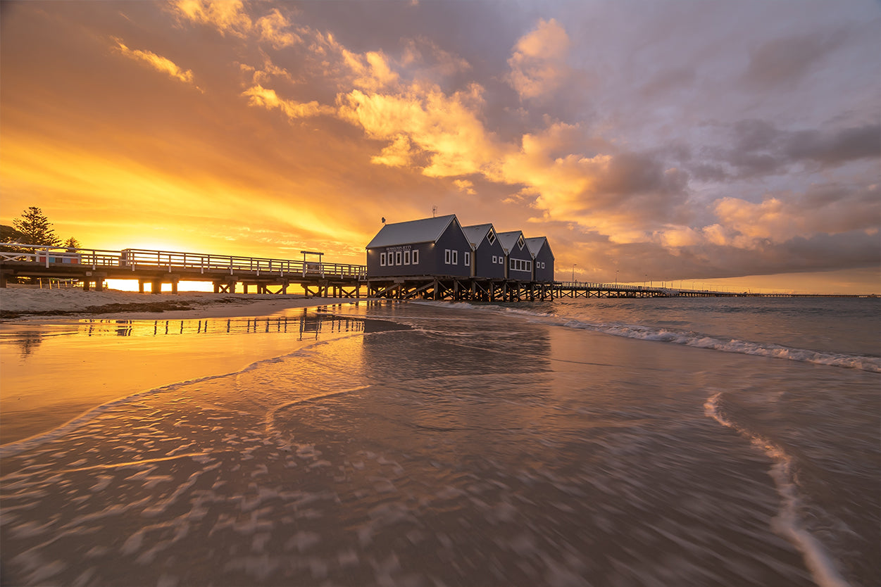 Busselton Jetty Western Australia Sunset Wall Art Decor 100% Australian Made