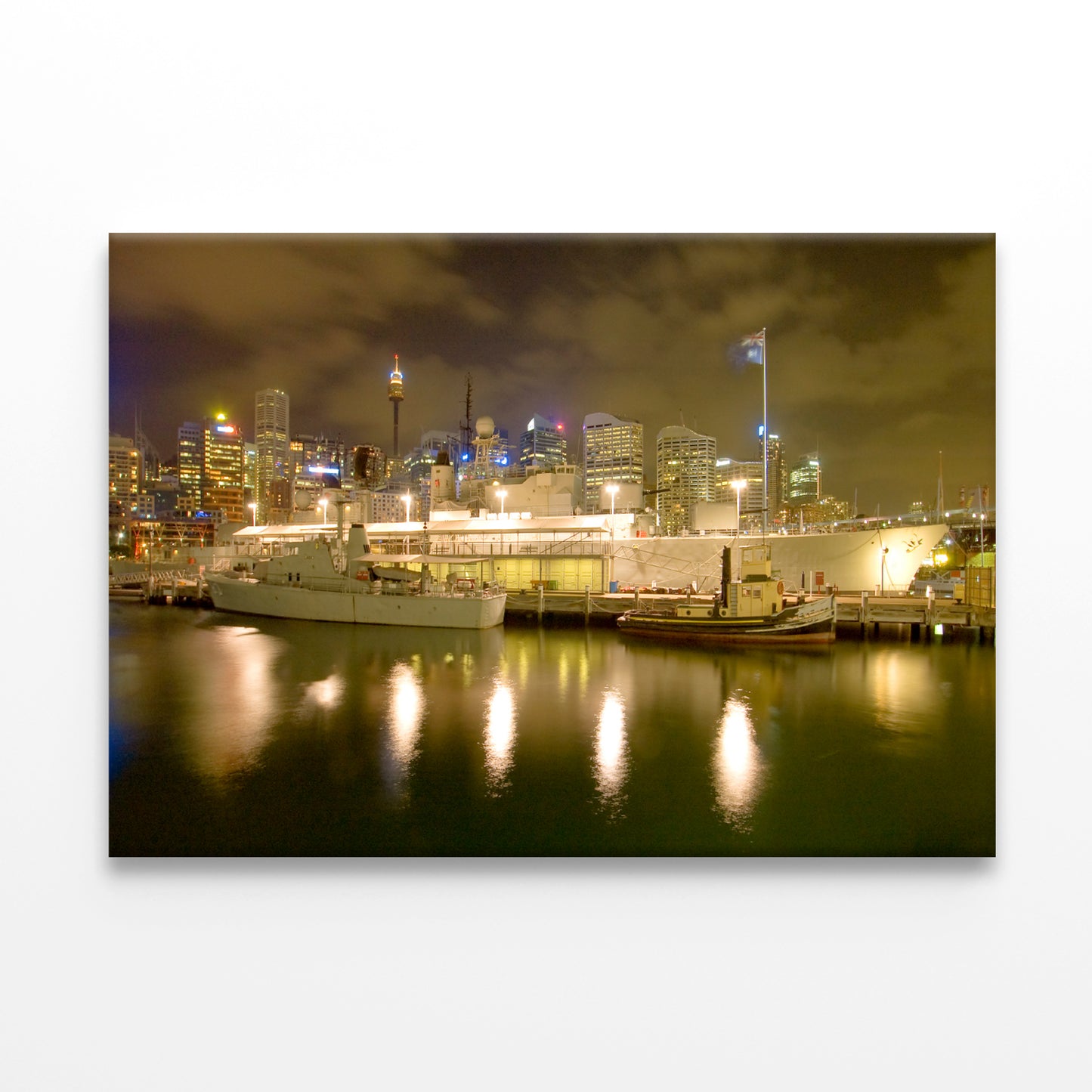 HMAS Vampire at Darling Harbour Maritime Museum Sydney Wall Art Decor 100% Australian Made