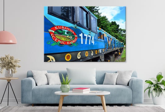 Kuranda Scenic Railway Cairns Historic Train Wall Art Decor 100% Australian Made