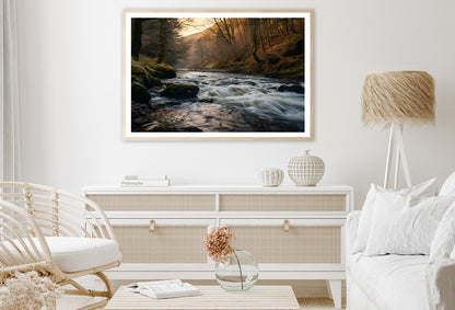 The River Flows through the Mountains of Wales Home Decor Premium Quality Poster Print Choose Your Sizes - Bella Home Decor