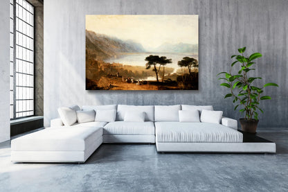 JMW Turner, Lake Geneva Seen From Montreux UV Direct Aluminum Print Australian Made Quality