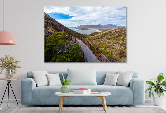 Wineglass Bay Tasmania Lookout Wall Art Decor 100% Australian Made